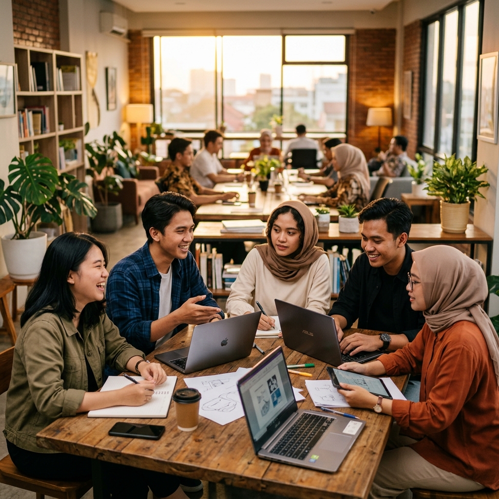 Kolaborasi Pemimpin Muda SAPMA HANURA